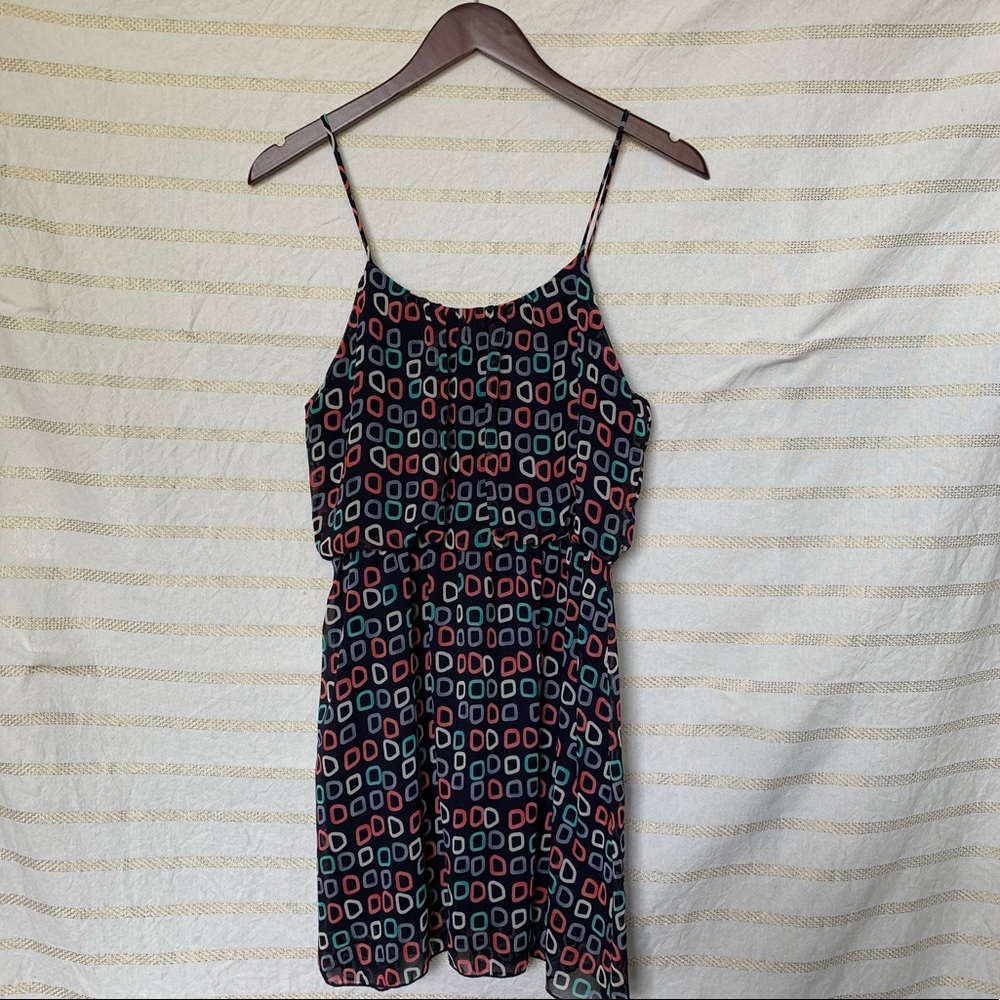Keiu’s Navy Patterned Dress